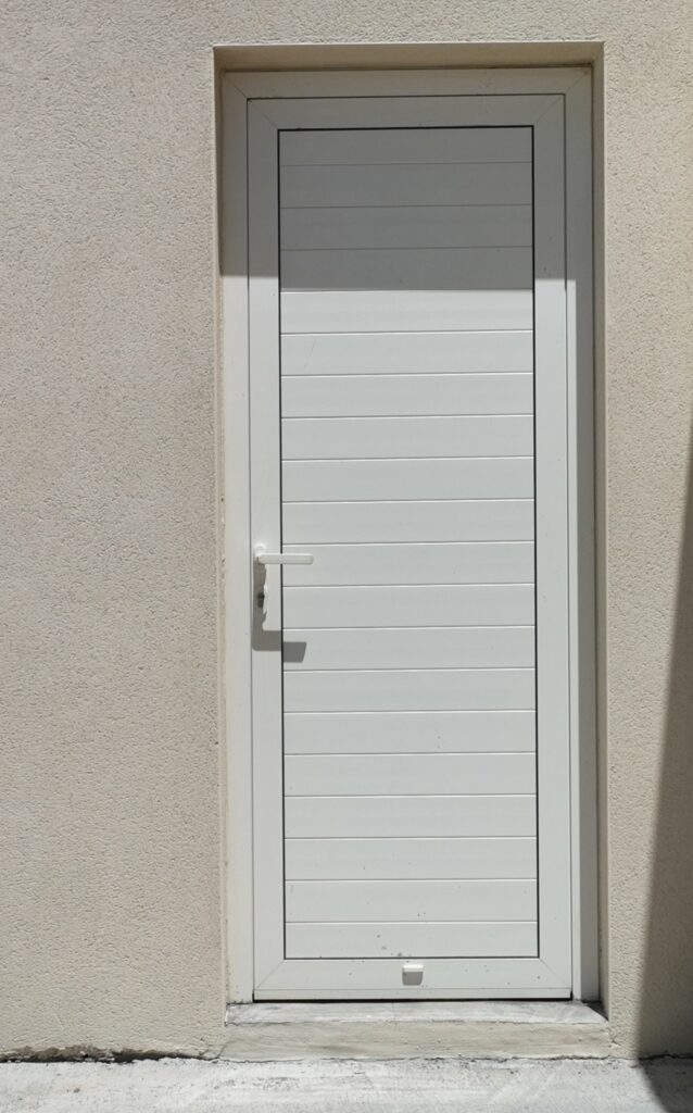 GCF-Guadeloupe- Porte ALU pleine 1 vantail