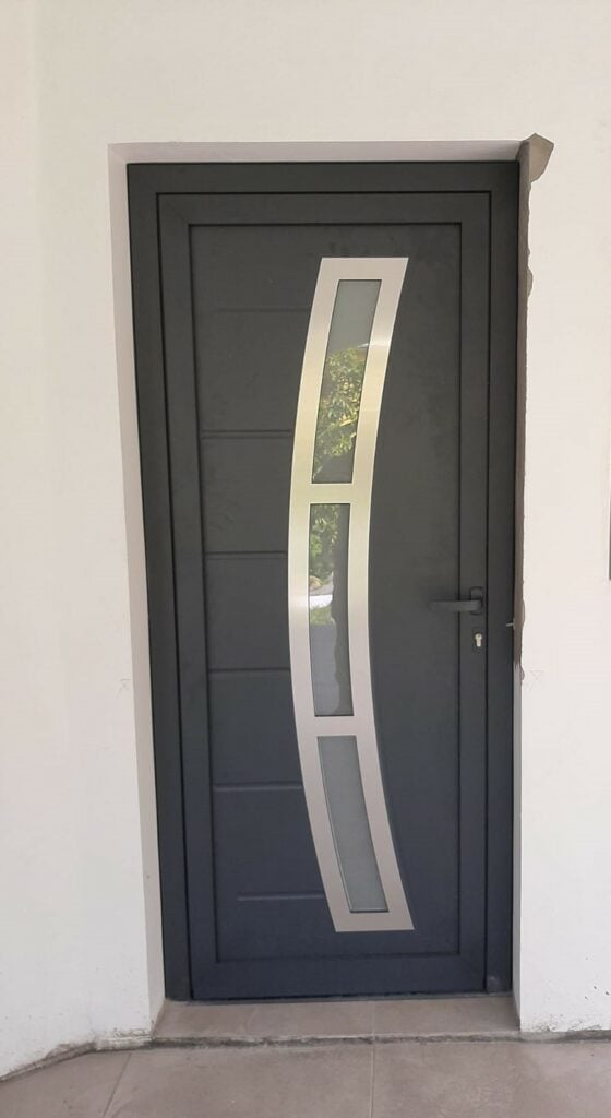 porte d’entrée 1 vantail déco porte dentree - Gossec Conseils Fermetures